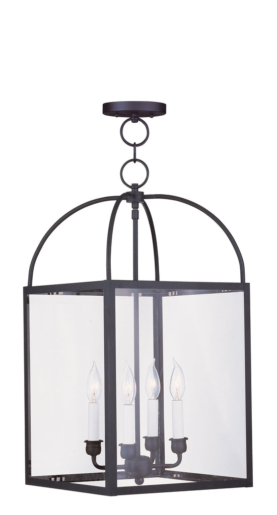 Livex Milford 4 Light Black Chain Lantern - C185-4042-04