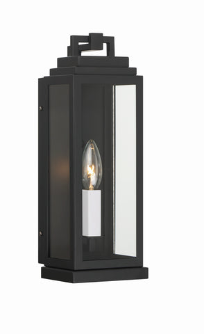 Aspen 1 Light Matte Black Outdoor Sconce - C193-ASP-8911-MK