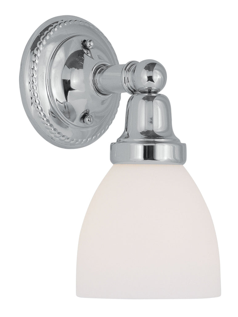 Livex Classic 1 Light Polished Chrome Bath Light - C185-1021-05