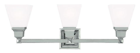 Livex Mission 3 Light Polished Nickel Bath Light - C185-1033-35