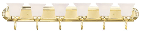 Livex Riviera 6 Light Polished Brass Bath Light - C185-1076-02