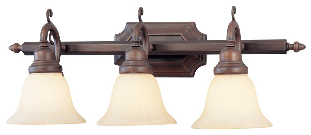 Livex French Regency 3 Light Imperial Bronze Bath Light - C185-1193-58