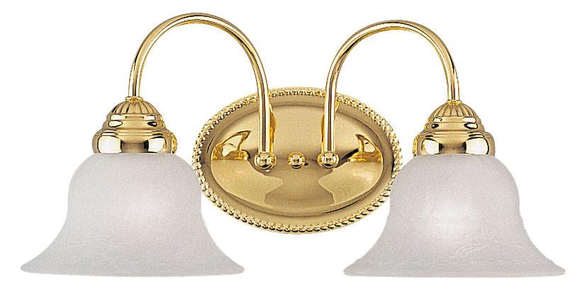 Livex Edgemont 2 Light Polished Brass Bath Light - C185-1532-02