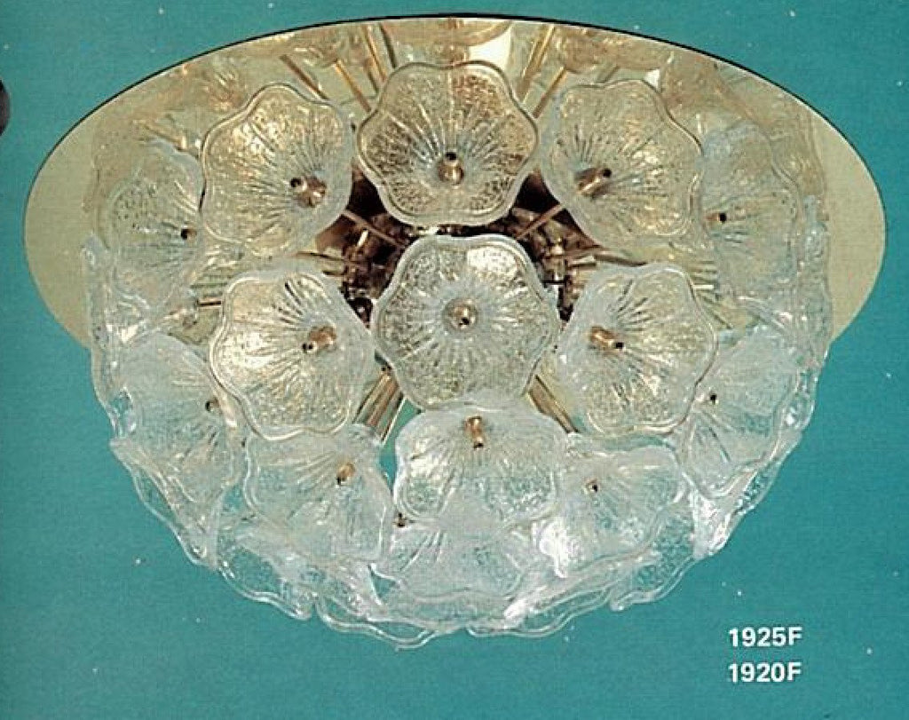 5 Light Chrome Art Deco Ceiling Mount - C193-1925-F-CH