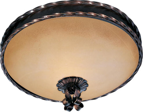 Aspen 3-Light Flush Mount Oil Rubbed Bronze - C157-20602VAOI