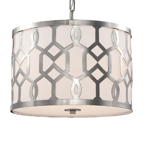 3 Light Polished Nickel Modern Chandelier - C193-2265-PN