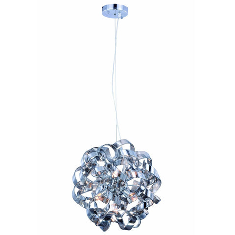 ZC121-2104D18SS - Regency Lighting: Ritz 7 Light Chrome Pendant