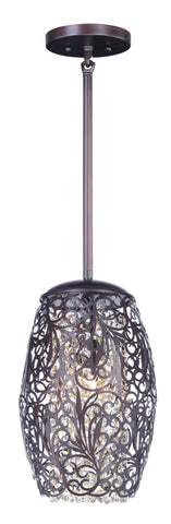 Arabesque 1-Light Mini Pendant Oil Rubbed Bronze - C157-24153CGOI