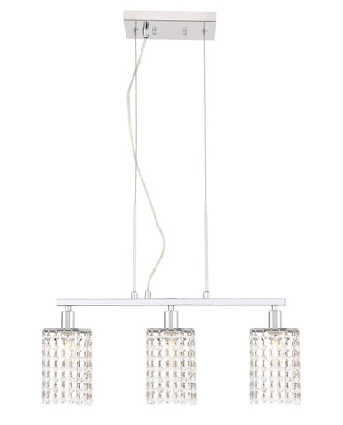 ZC121-LD7501C - Living District: Taylor 3 light Chrome Pendant