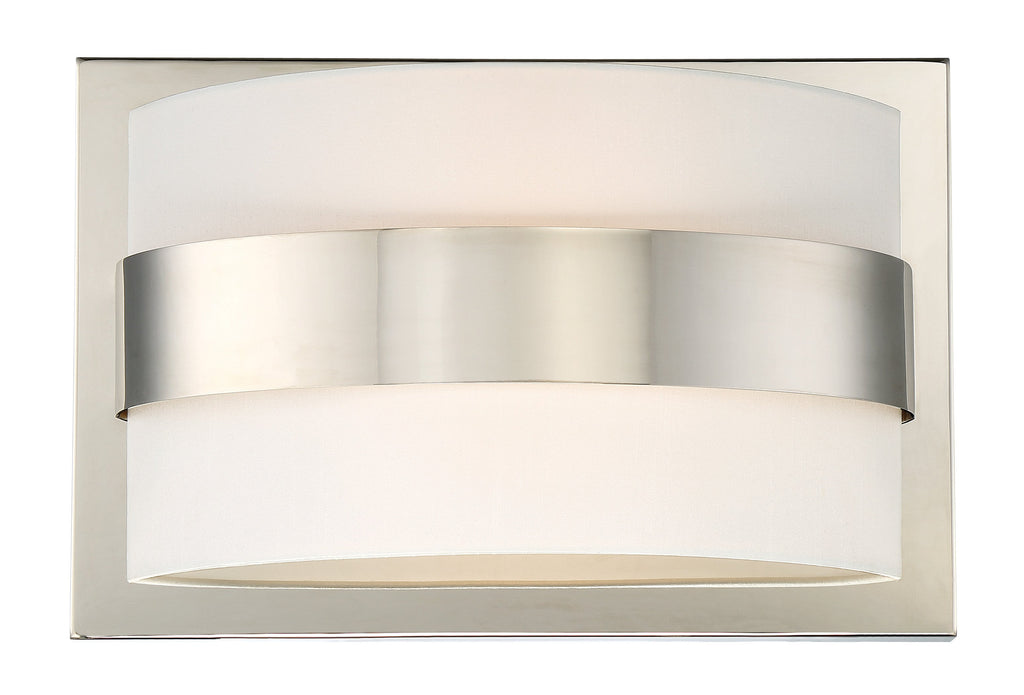 2 Light Polished Nickel Mid Century Modern Sconce - C193-292-PN