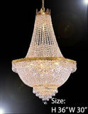 Swarovski Crystal Trimmed Chandelier Chandelier 30X36 - A93-870/14Sw