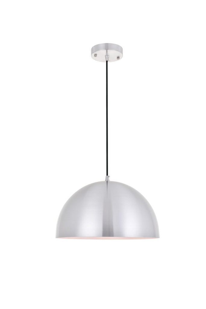 ZC121-LD4024D14BN - Living District: Forte 1 light brushed nickel Pendant