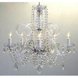 Empire Victorian Chandelier With Swarovski Crystal H25" X W24" - Go-A46-385/5Sw