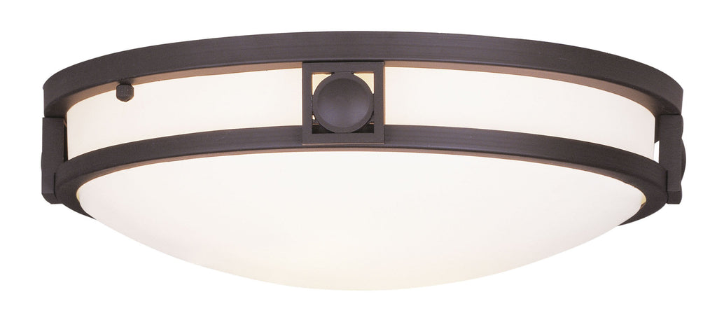 Livex Titania 2 Light Bronze Ceiling Mount - C185-4487-07