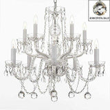 Swarovski Crystal Trimmed Chandelier All Crystal Chandelier With 40Mm Crystal Balls - A46-B6/Cs/1122/5+5 Sw