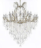 Swarovski Crystal Trimmed Chandelier Lighting Chandeliers H59" X W46" Great for The Foyer, Entry Way, Living Room, Family Room and More! - A83-B12/2MT/24+1SW