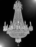 Swarovski Crystal Trimmed Chandelier French Empire Crystal Chandelier Lighting Chandeliers H32" X W25" - A500-Cs/1280/8+4 Sw