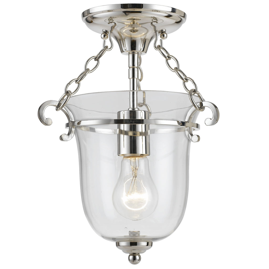 1 Light Polished Nickel Transitional Pendant - C193-5760-PN