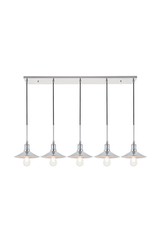 ZC121-LD4033D49C - Living District: Etude 5 light chrome Pendant