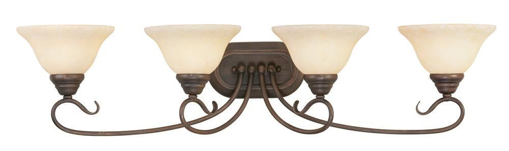 Livex Coronado 4 Light Imperial Bronze Bath Light - C185-6104-58