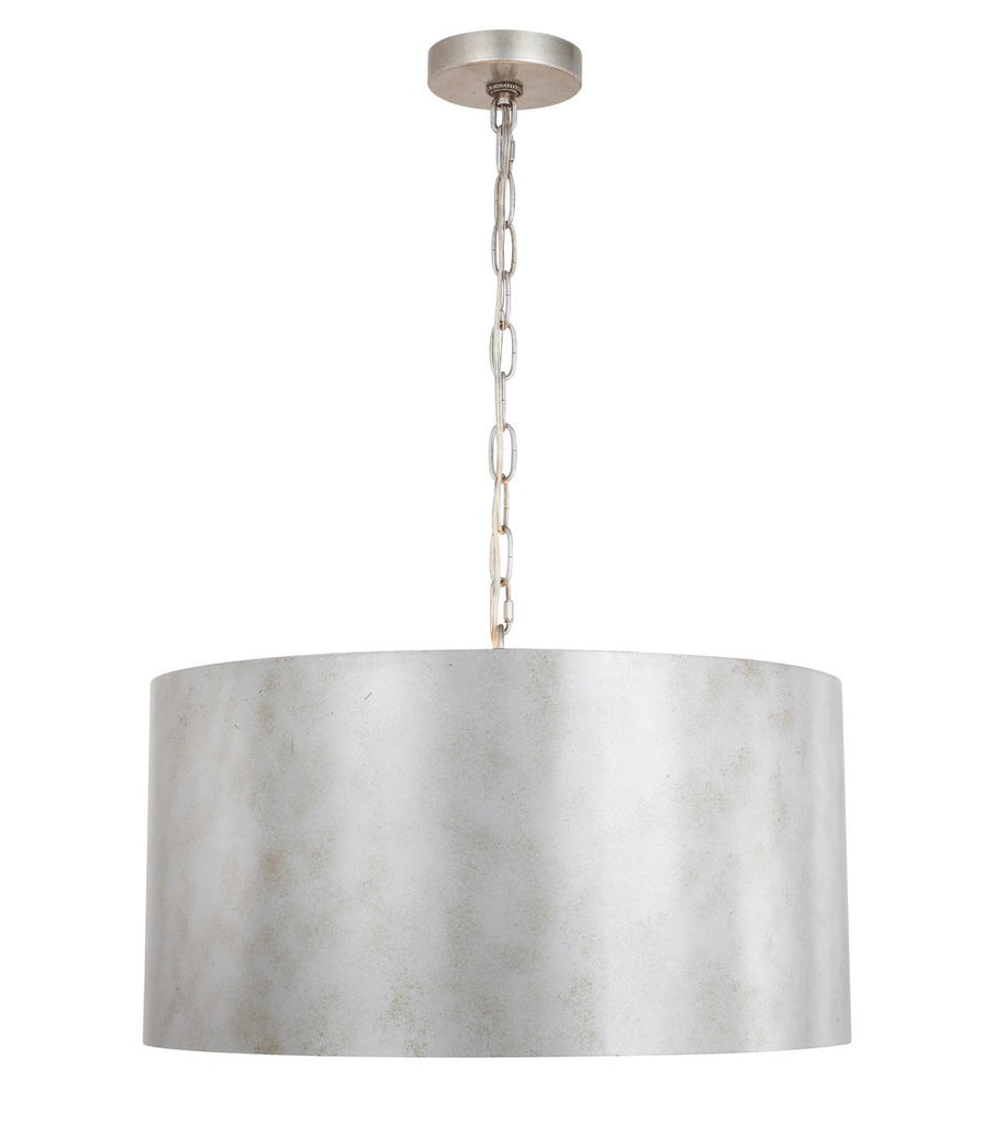 ZC121-LD6015D20S - Living District: Miro 3 light Vintage Sliver pendant