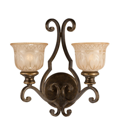 2 Light Bronze Umber Traditional Sconce - C193-7402-BU