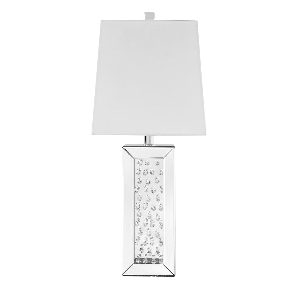 ZC121-ML9310 - Regency Decor: Sparkle Collection 1-Light Silver Finish Table Lamp