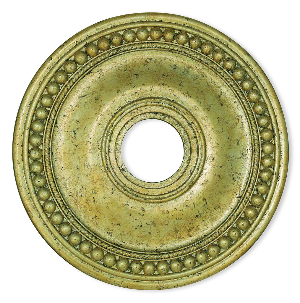 Livex Wingate Winter Gold Ceiling Medallion - C185-82074-28