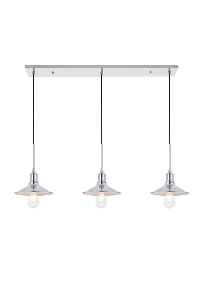 ZC121-LD4033D42C - Living District: Etude 3 light chrome Pendant