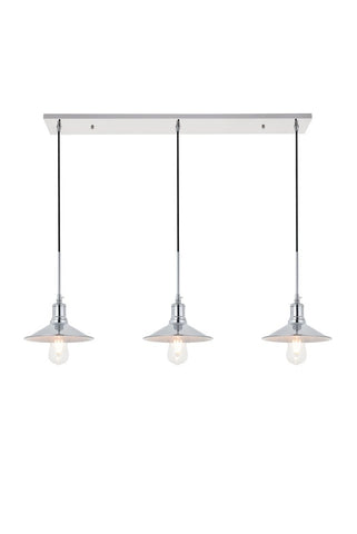 ZC121-LD4033D42C - Living District: Etude 3 light chrome Pendant