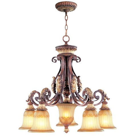 Livex Villa Verona 5 Light VBZ Chandelier - C185-8575-63