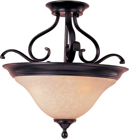 Linda EE 3-Light Semi-Flush Mount Oil Rubbed Bronze - C157-85802WSOI