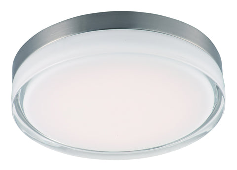 Illuminaire LED Flush Mount Satin Nickel - C157-87634CLWTSN