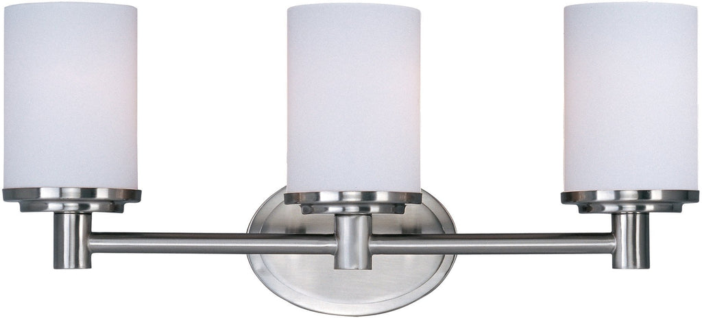 Cylinder 3-Light Bath Vanity Satin Nickel - C157-9053SWSN