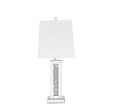 ZC121-ML9311 - Regency Decor: Sparkle Collection 1-Light Silver Finish Table Lamp