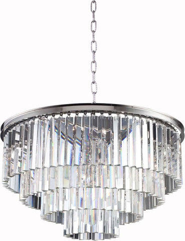 ZC121-1201D32PN-GT/RC By Regency Lighting - Sydney Collection Polished nickel Finish 17 Lights Pendant Lamp