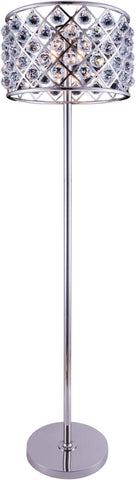 ZC121-1206FL20PN-GT/RC By Regency Lighting - Madison Collection Polished nickel Finish 4 Lights Floor Lamp