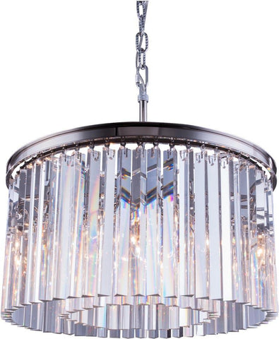 ZC121-1208D26PN-GT/RC By Regency Lighting - Sydney Collection Polished nickel Finish 8 Lights Pendant Lamp