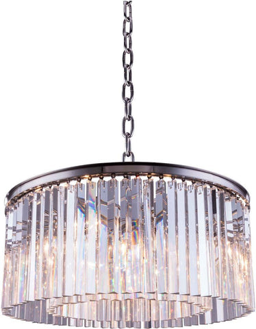 ZC121-1208D31PN-GT/RC By Regency Lighting - Sydney Collection Polished nickel Finish 8 Lights Pendant Lamp