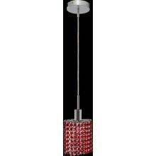 C121-1281D-R-E-BO/RC By Elegant Lighting Mini Collection 1 Lights Pendant Chrome Finish