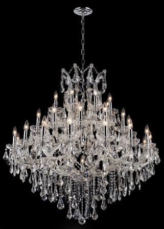 C121-2801G44C By Regency Lighting-Maria Theresa Collection Chrome Finish 37 Lights Chandelier