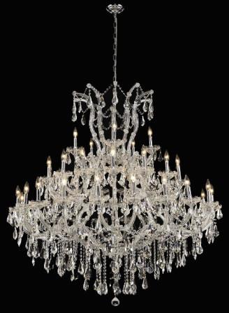 C121-2801G52C By Regency Lighting-Maria Theresa Collection Chrome Finish 41 Lights Chandelier