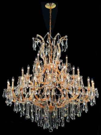 C121-2801G52G By Regency Lighting-Maria Theresa Collection Gold Finish 41 Lights Chandelier