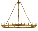 Wrought Iron Vintage Barn Metal Castile One Tier Chandelier Industrial Loft Rustic Lighting - G7-CG/3428/30