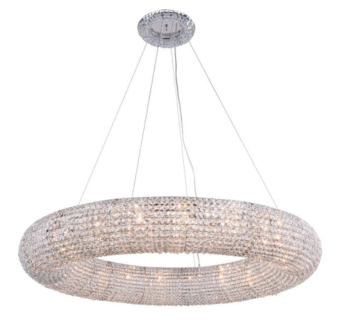 ZC121-2114G52C/RC - Regency Lighting: Paris 20 light Chrome Chandelier Clear Royal Cut Crystal