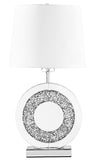 ZC121-ML9307 - Regency Decor: Sparkle Collection 1-Light Silver Finish Table Lamp