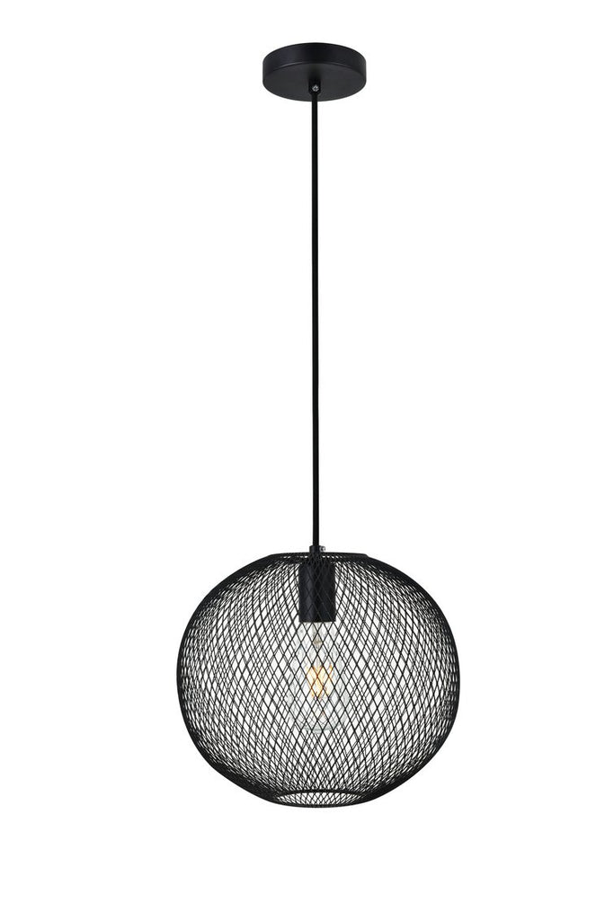 ZC121-LD2249BK - Living District: Keller 1 Light Black Pendant