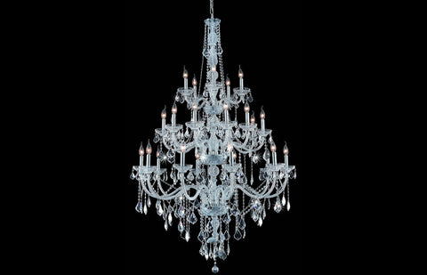 C121-7825G43C/RC - Regency Lighting: Verona 25 light Chrome Chandelier Clear Royal Cut Crystal