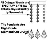 French Empire Crystal Chandelier Lighting W/ Swarovski Crystal 6Ft Tall - Perfect For An Entryway Or Foyer - A93-448/48Sw